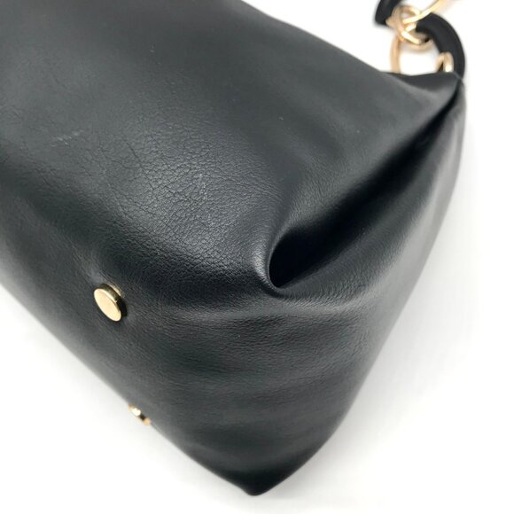 I.N.C. International Concepts Black Nattah Chain Convertible Shoulder Bag - Picture 7 of 11